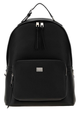 Dolce & Gabbana Pebbled Calf Backpack — Black