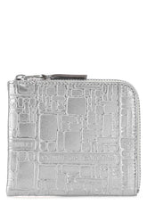 Comme des Garçons Logotype Card Holder — Silver