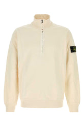 Stone Island Polo Sweatshirt — Cream