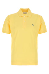 Lacoste Piquet Cotton Polo Shirt — Yellow
