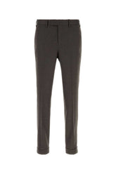 Pt Torino Stretch Wool Trousers — Brown