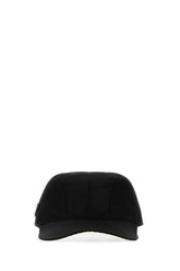 Prada CAPPELLI Recycled Nylon Baseball Cap — Black