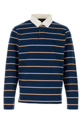 Etro Stripes Polo Shirt — Navy