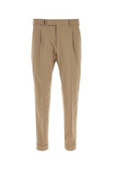 Pt Torino Pinces Trousers — Beige