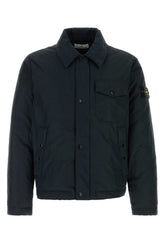 Stone Island Down-Insulated Down Jacket — Blue