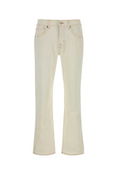 Seven For All Mankind White Stretch Denim Jeans — White