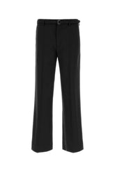 Dries Van Noten Wool Trousers — Black