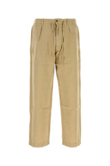 Polo Ralph Lauren Pleated Linen Trousers — Beige