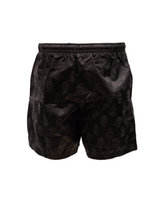 Alexander McQueen Skull-Print Nylon Shorts — Black