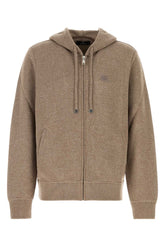 Etro Printed Jersey Hoodie — Beige