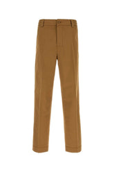 Moncler Cotton Trousers — Camel