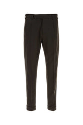 Pt Torino Stretch Wool Blend Trousers — Brown