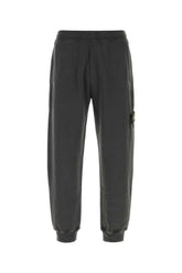 Stone Island Cotton Joggers — Gray