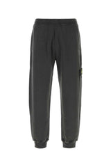 Stone Island Cotton Joggers — Gray