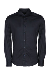 Brunello Cucinelli Cotton Shirt — Navy