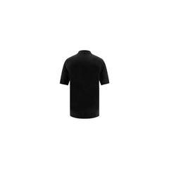 Prada Virgin Wool Polo Shirt — Black