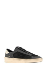Golden Goose Deluxe Brand Mesh-Panel Low-Top Sneaker — Black