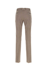 Pt Torino Stretch Virgin Wool Trousers — Gray