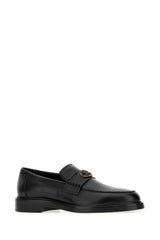 Burberry Calf Grain Leather Loafer — Black