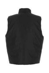 Jil Sander Down-Filled Puffer Vest — Black