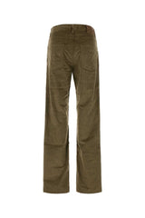 Etro Stretch Corduroy Trousers — Green