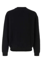 Jil Sander Cotton Crew-Neck Sweatshirt — Black