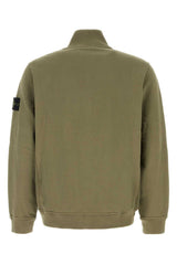 Stone Island Cardigan Sweatshirt — Green