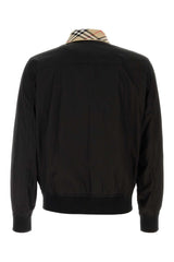Burberry Vintage Check Collar Jacket — Black