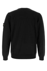 Stone Island Virgin Wool Sweater — Black