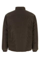 Jil Sander Quilted Puffer Down Jacket — Gray