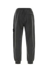Stone Island Cotton Joggers — Gray