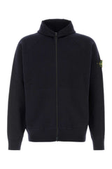 Stone Island Virgin Wool Hoodie — Blue