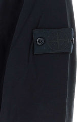 Stone Island Cotton-Elastane Crewneck Sweatshirt — Navy