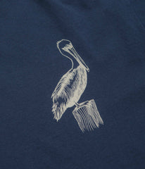 Mollusk New Pelican T-Shirt - Navy Indigo