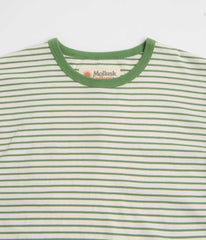 Mollusk Striped Heavy T-Shirt - Natural / Green