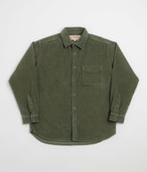 Mollusk Thurston Shirt - Rover Green Corduroy