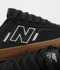 New Balance Numeric 306 Jamie Foy Shoes - Black / Gum / White