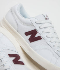 New Balance Numeric 430 Shoes - Sea Salt / Burgundy