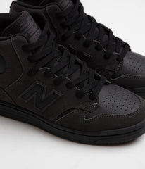 New Balance Numeric 480 High Shoes - Charcoal / Leather