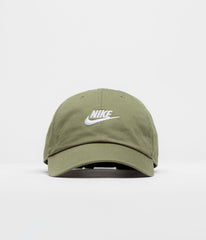 Nike Club Futura Wash Cap - Medium Olive / White