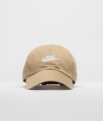 Nike Club Futura Wash Cap - Parachute Beige / White