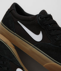 Nike SB Chron 2 Shoes - Black / White - Black - Gum Light Brown