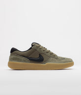 Nike SB Force 58 Shoes - Medium Olive / Black - Medium Olive