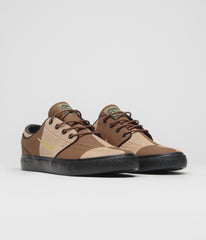 Nike SB Janoski OG+ Premium Shoes - Light British Tan / Saturn Gold - Hemp - Black