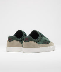 Nike SB Malor Shoes - Seaweed / Burgundy Crush - Khaki - Phantom