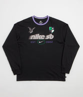 Nike SB Rugby Long Sleeve T-Shirt - Black