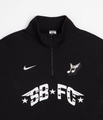 Nike SB World Cup Half Zip Sweatshirt - Black
