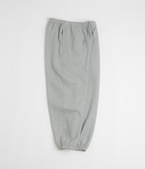 Nike Solo Swoosh Cuffed Sweatpants - Dark Grey Heather / Light Smoke Grey / White