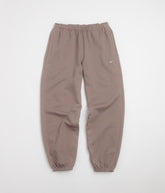 Nike Solo Swoosh Cuffed Sweatpants - Mink Brown / Mink Brown / White