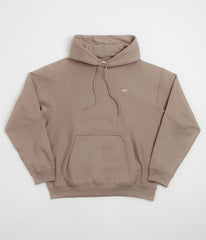 Nike Solo Swoosh Hoodie - Mink Brown / Mink Brown / White
